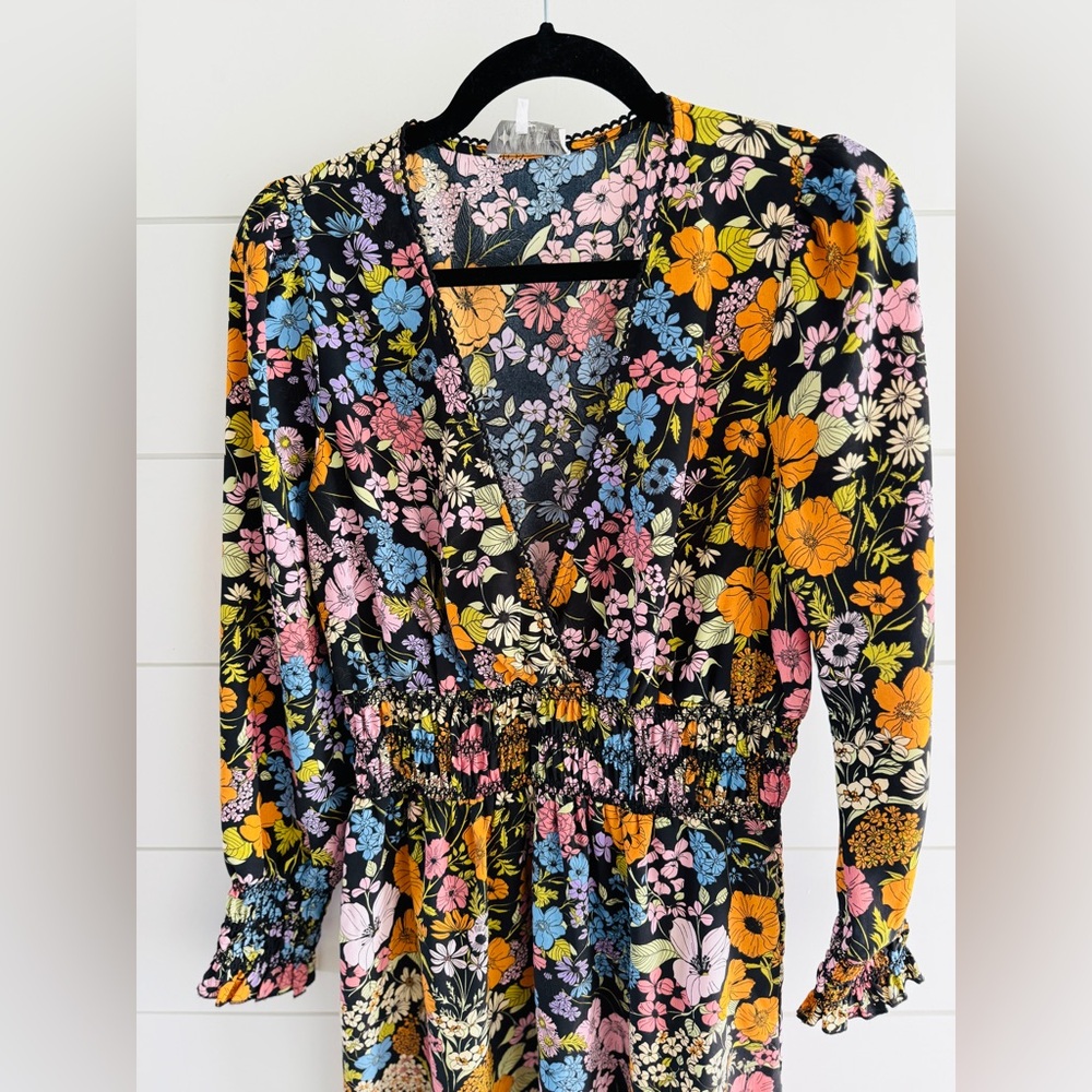 Wayf Multicolor Floral Dress, Size Medium - Picture 2 of 8